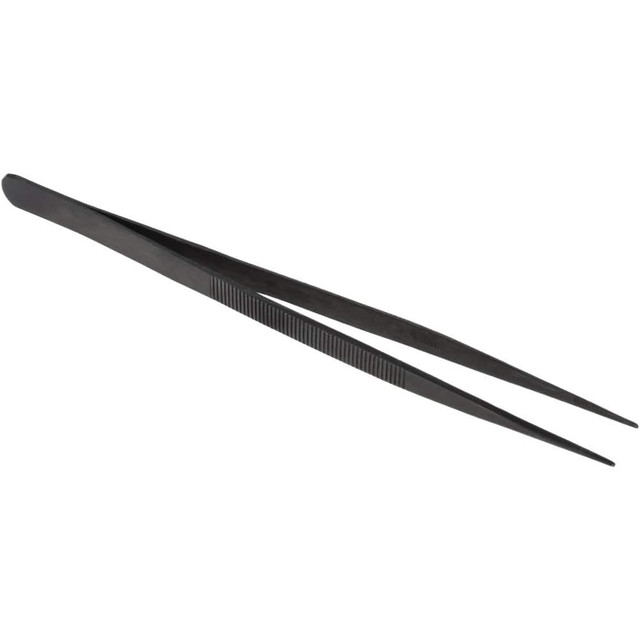 Value Collection 10118-BL Diamond Tweezer: Steel, Medium Point Tip, 6-13/32" OAL