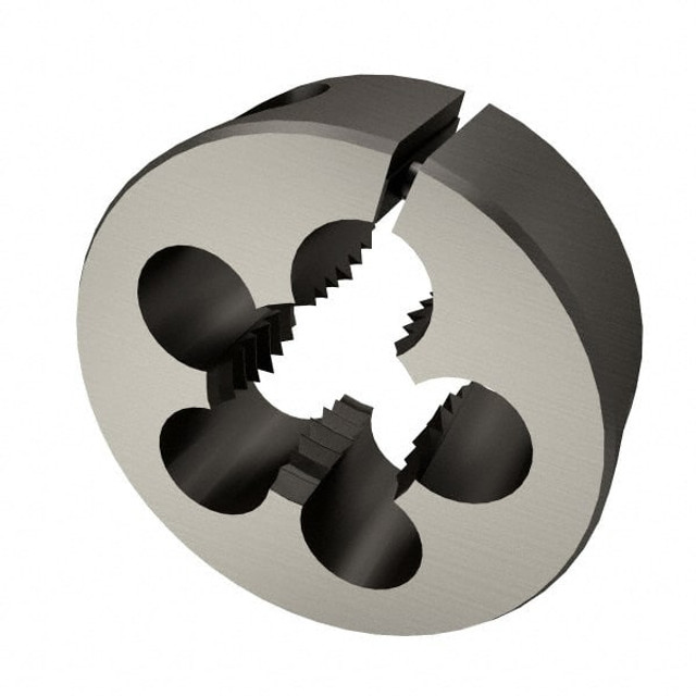 Cle-Line C65833 Round Die: M12x1.75, 1" OD, High Speed Steel