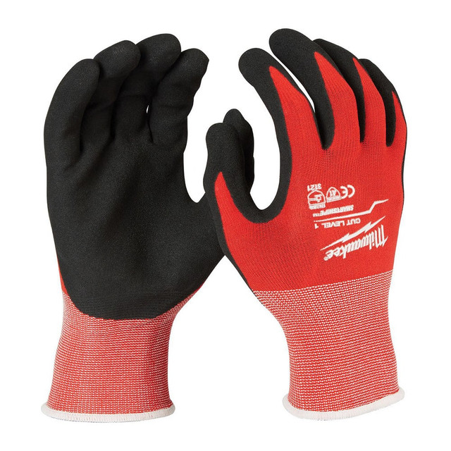 Milwaukee Tool 48-22-8902VR Cut & Puncture Resistant Gloves; Glove Type: Cut & Puncture-Resistant ; Coating Coverage: Palm & Fingertips ; Coating Material: Nitrile ; Primary Material: HPPE Blend; Nylon ; Gender: Unisex ; Men's Size: Large
