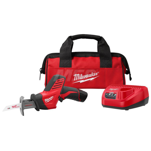 Milwaukee Tool 2420-21 Cordless Reciprocating Saw: 12V, 0 to 3,000 SPM, 1/2" Stroke