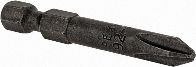 Apex 492X Power Screwdriver Bit: #2 Phillips, #2 Speciality Point Size, 1/4" Hex Drive