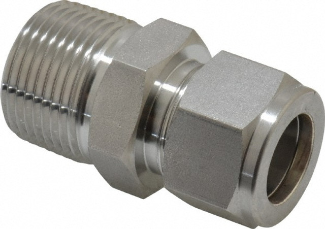 Ham-Let 3002017 Compression Tube Connector: 3/4" Thread, Compression x MNPT