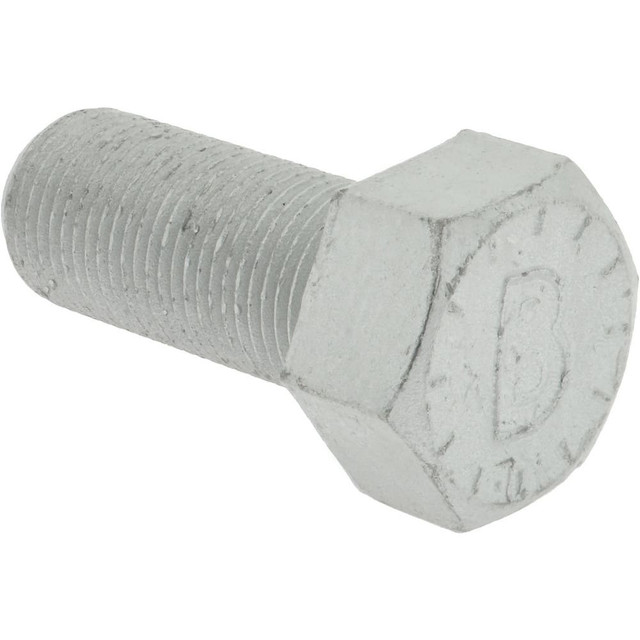 Bowmalloy BOW36496 Hex Head Cap Screw: 7/8-14", Steel, Zinc-Plated Clear Chromate