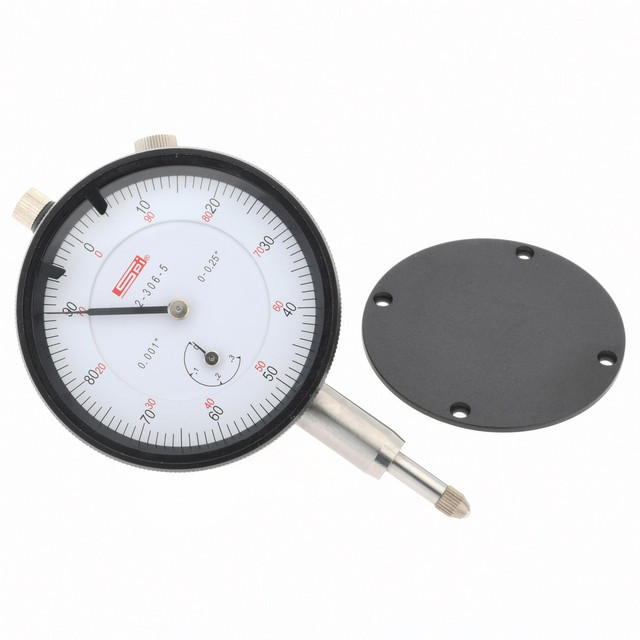 SPI CMS160725109 1/4" Range, 0-100 Dial Reading, 0.001" Graduation Dial Drop Indicator