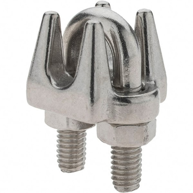 Value Collection BD-A997622 Wire Rope Clip: 1/4" Rope Dia, Stainless Steel