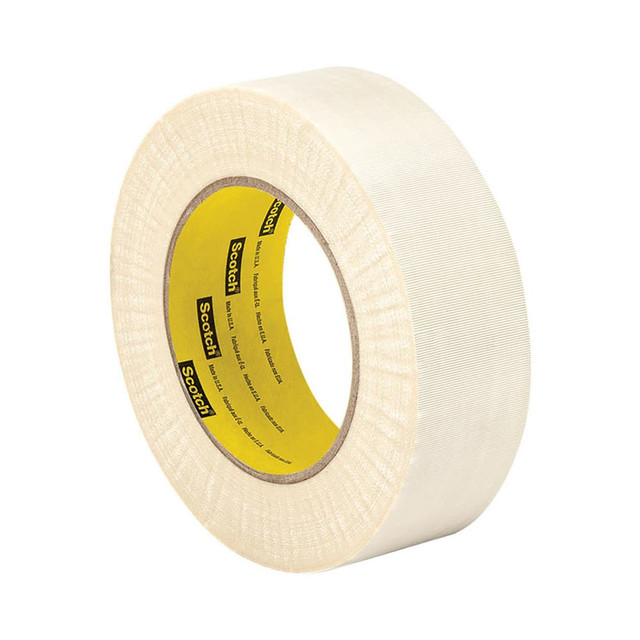 3M Glass Cloth Tape: 2" Wide, 60 yd Long, White 888519306598