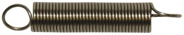 Gardner Spring GE0500-0554000S Extension Spring: 0.5" OD, 8.38" Extended Length, 0.055" Wire Dia