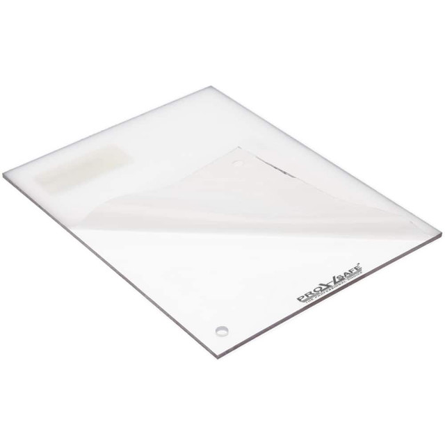 PRO-SAFE 63-403-0 Shield: Polycarbonate, 6" Wide, 8" Long, 1/8" Thick