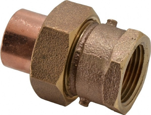 NIBCO B258750 Cast Copper Pipe Union: 3/4" Fitting, C x F, Pressure Fitting
