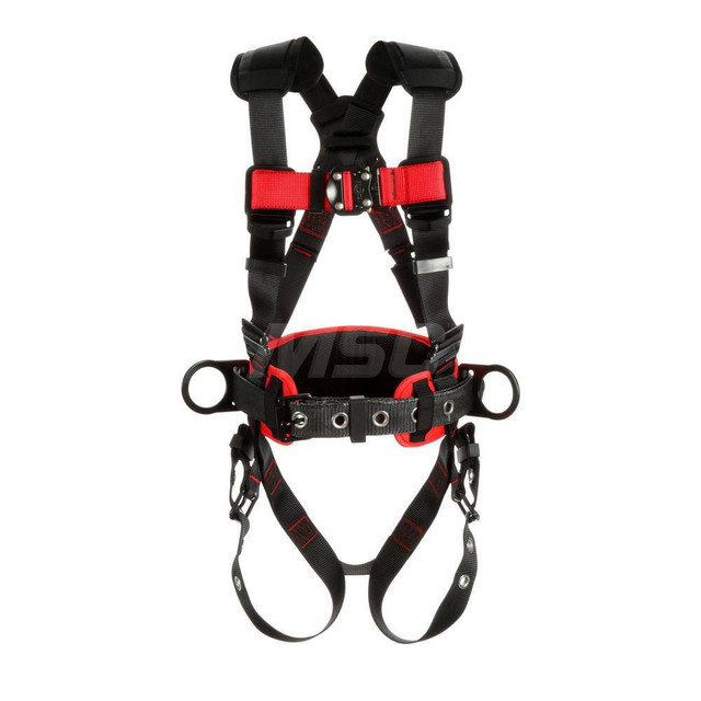 DBI-SALA 7012816662 Fall Protection Harnesses: 420 Lb, Construction Style, Size X-Large, For Positioning, Polyester, Back & Side