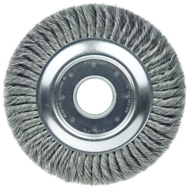 Weiler 09460 Wheel Brush: 10" Wheel Dia, Knotted