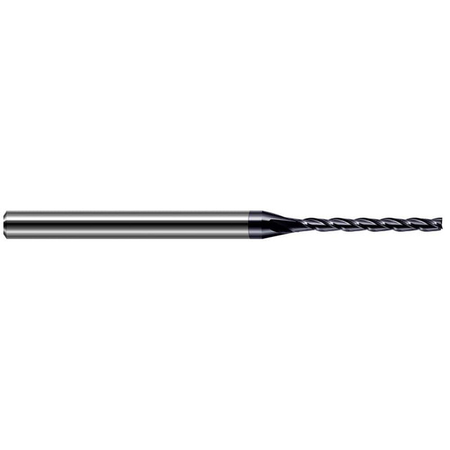 Harvey Tool 951616-C3 Square End Mill: 1/4" Dia, 2-1/2" LOC, 4 Flutes, Solid Carbide