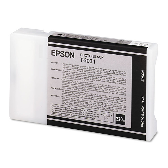 EPSON AMERICA, INC. T603100 T603100 (60) UltraChrome K3 Ink, Photo Black