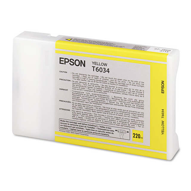 EPSON AMERICA, INC. T603400 T603400 (60) UltraChrome K3 Ink, Yellow