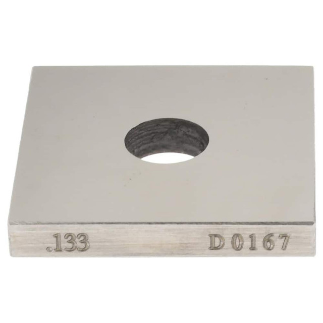 Value Collection 630-71336 Square Steel Gage Block: 0.133", Grade 0