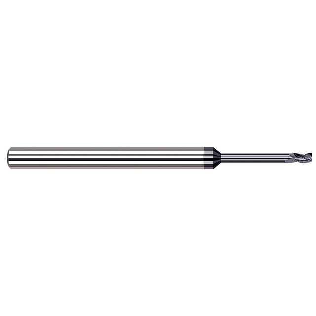 Harvey Tool 812378-C6 Square End Mill: 5/64" Dia, 3 mm LOC, 4 Flutes, Solid Carbide