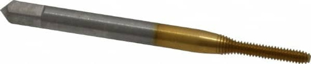Balax 10283-01T Thread Forming Tap: #2-56 UNC, Bottoming, High Speed Steel, TiN Coated