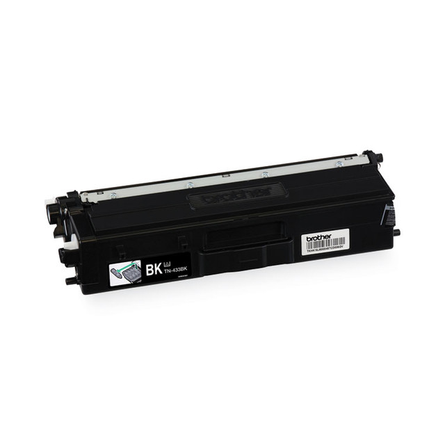 BROTHER INTL. CORP. TN433BK TN433BK High-Yield Toner, 4,500 Page-Yield, Black