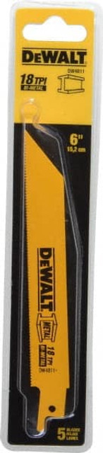 DeWALT DW4811 Reciprocating Saw Blade: Bi-Metal