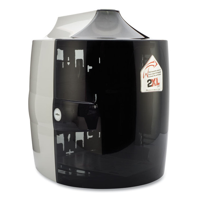 2XL CORPORATION, INC. L80 Contemporary Wall Mount Wipe Dispenser, 11 x 11 x 13, Smoke Gray