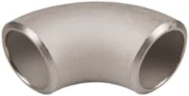 Merit Brass 04401-16 Pipe 90 ° Long Radius Elbow: 1" Fitting, 304L Stainless Steel