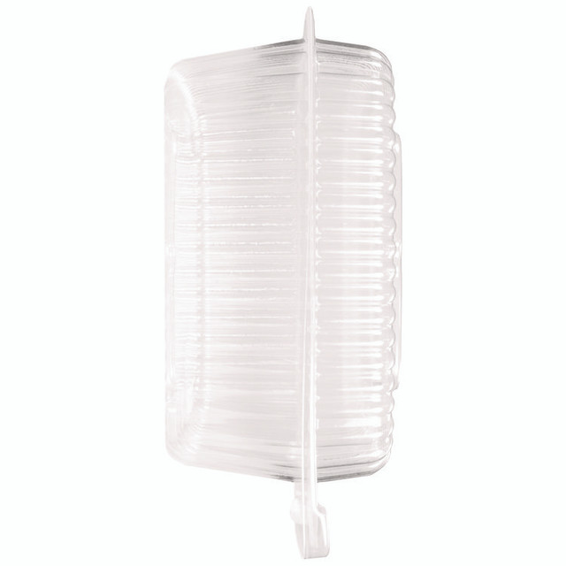 HFA INC 6091S-250 Handi-Lock Single Compartment Food Container, 46 oz, 8 x 3 x 8.87, Clear, Plastic, 250/Carton
