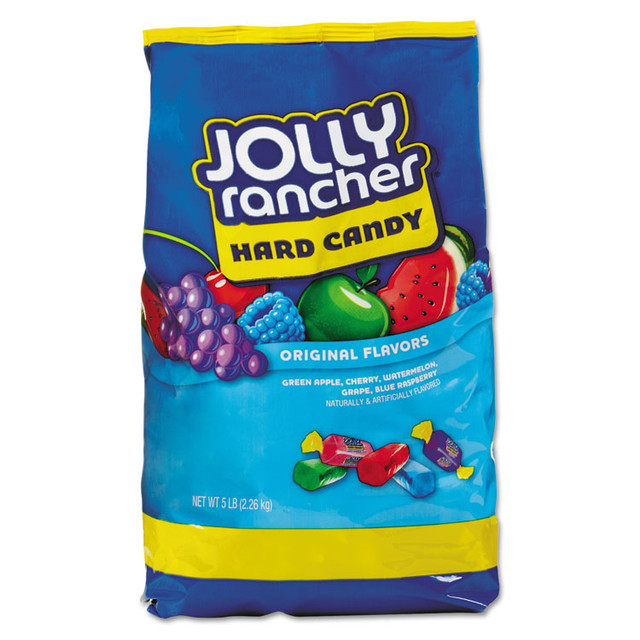 THE HERSHEY COMPANY Jolly Rancher® 884243 Original Hard Candy, Assorted Fruit Flavors, 5 lb Bag
