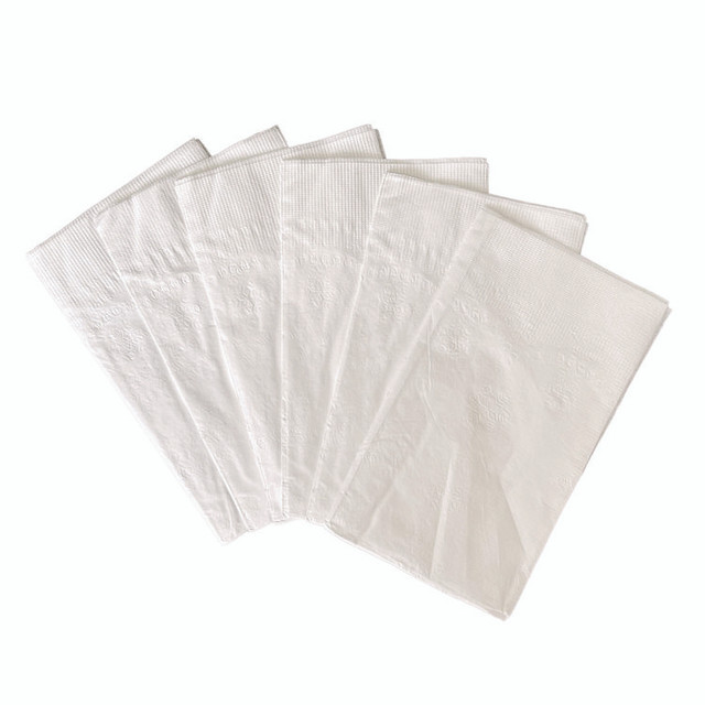 GEN 15X17DINW Dinner Napkins, 2-Ply, 14.5"W x 16.5"D, White, 150/Pack, 20 Packs/Carton