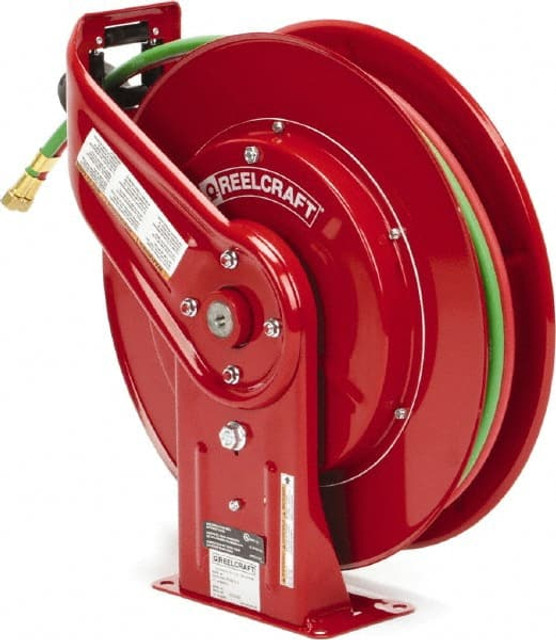 Reelcraft TW7450 OLPT 19" Long x 7" Wide x 20-1/4" High, 1/4" ID, Welding Hose Reel