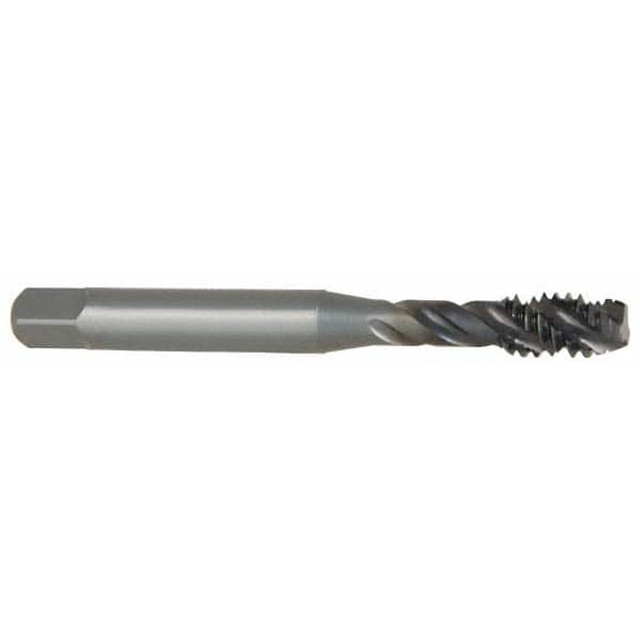 OSG 1749901 Spiral Flute Tap: 9/16-12 UNC, 3 Flutes, Modified Bottoming, 3B Class of Fit, Vanadium High Speed Steel, Oxide Coated