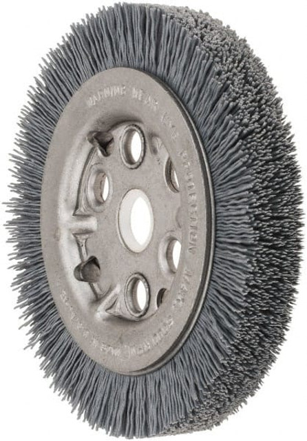 Weiler 20324 Wheel Brush: 4-1/4" Wheel Dia, Crimped