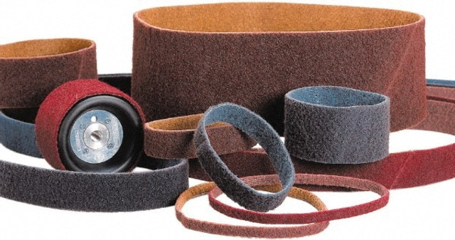 Standard Abrasives 7010301222 Abrasive Belt: 1/2" Wide, 12" Long, 40 Grit, Aluminum Oxide