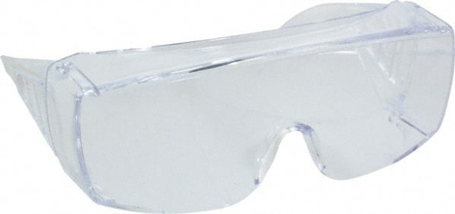 MCR Safety 9800XL Safety Glass: Uncoated, Clear Lenses, Full-Framed, UV Protection