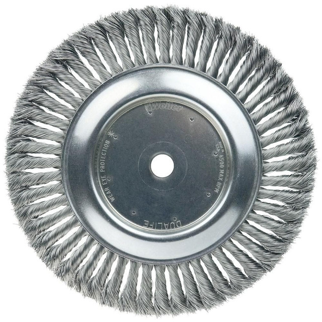 Weiler 08178 Wheel Brush: 10" Wheel Dia, Knotted