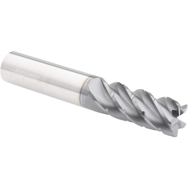 Accupro 6503967 Corner Radius End Mill: 1/2" Dia, 1-1/4" LOC, 0.0300" Radius, 5 Flute, Solid Carbide