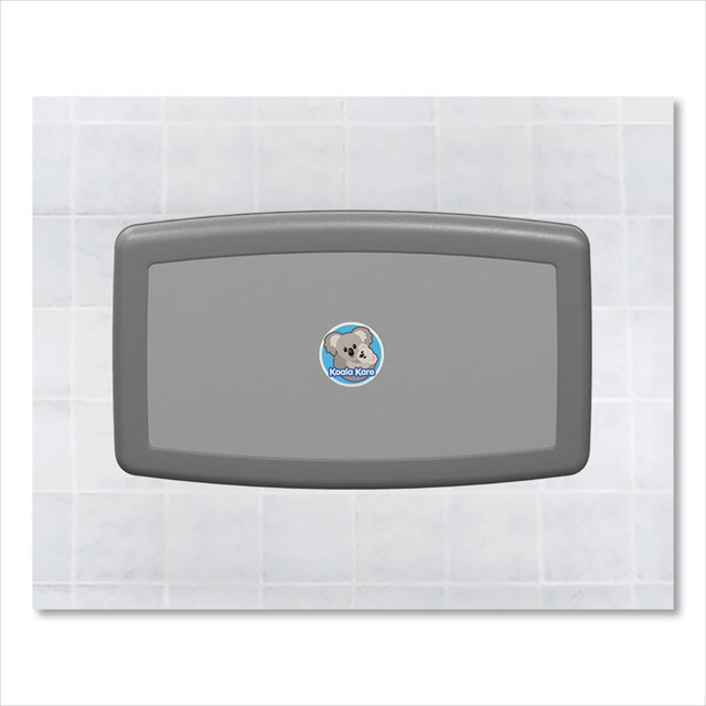 BOBRICK WASHROOM Koala Kare® KB30001 Baby Changing Station, Wall Horizontal Mount, 36.5 x 21.25, Gray