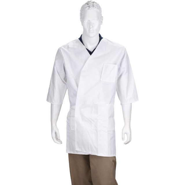 PRO-SAFE PS-725-PCW-M Size M White Smock with 5 Pockets