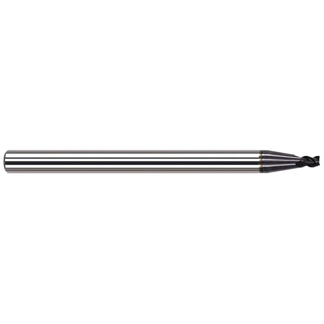 Harvey Tool 973812-C6 Square End Mill:  0.1875" Dia, 0.285" LOC, 0.1875" Shank Dia, 2" OAL, 4 Flutes, Solid Carbide