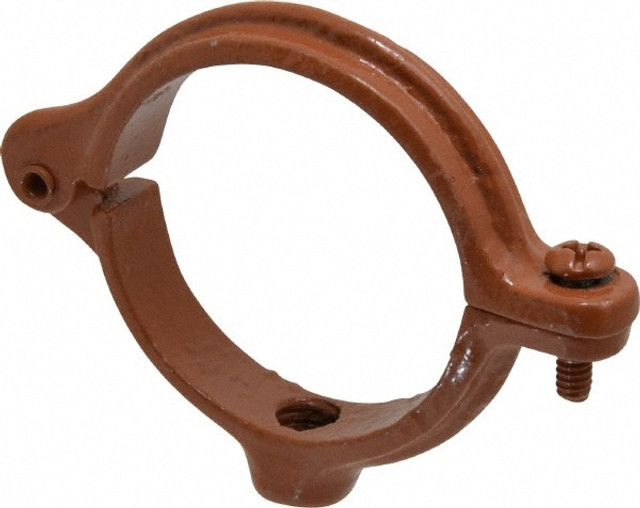 Empire 41HCT0250 Split Ring Hanger: 2-1/2" Pipe, 1/2" Rod, Malleable Iron, Epoxy Coated