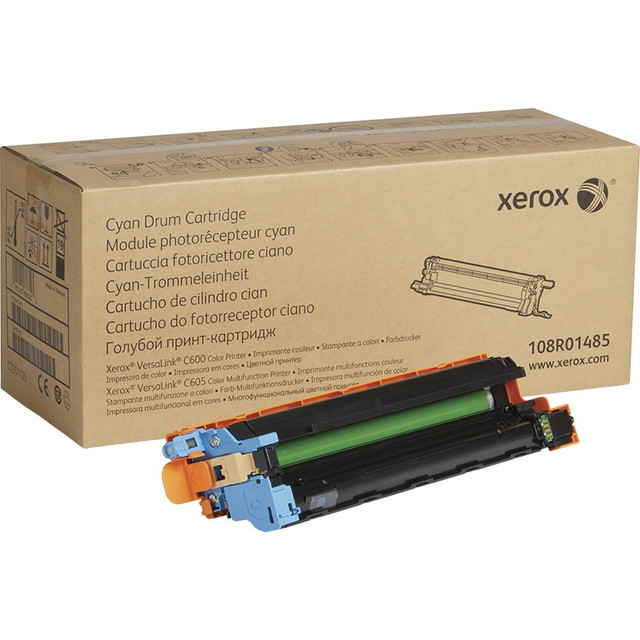 XEROX CORPORATION 108R01485 Xerox VersaLink C600/C605 Drum Cartridge - Laser Print Technology - 40000 Pages - 1 Each - Cyan