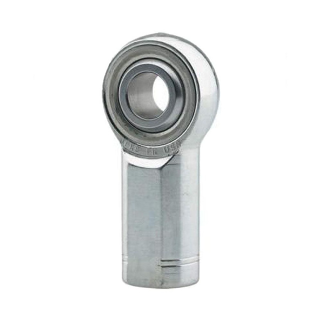 MSC JFX3TY Ball Joint Linkage Spherical Rod End: 10-32" Shank Thread, 0.19" Rod ID, 5/8" Rod OD, 0.406" Shank Dia, 0.562" Shank Length, 3,736 lb Static Load Capacity