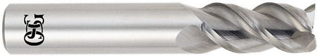 OSG 445-1875 Square End Mill:  0.1875" Dia, 0.625" LOC, 0.1875" Shank Dia, 2" OAL, 3 Flutes, Solid Carbide