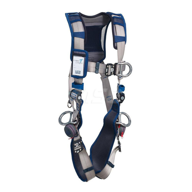 DBI-SALA 7012815971 Fall Protection Harnesses: 420 Lb, Vest Style, Size Large, For Climbing & Positioning, Polyester, Back Front & Side