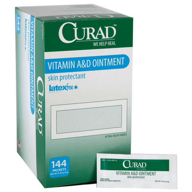 MEDLINE INDUSTRIES, INC. CUR003545Z CURAD A&D Ointment, 0.18 Oz Packets, Box Of 144 Tubes MEDLINE INDUSTRIES, INC. CUR003545Z CURAD A&D Ointment, 0.18 Oz Packets, Box Of 144 Tubes