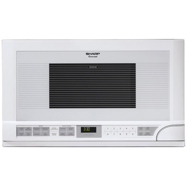SHARP ELECTRONICS CORPORATION R1211T Sharp R1211T 1.5 Cu Ft Over-The-Counter Microwave Oven, White SHARP ELECTRONICS CORPORATION R1211T Sharp R1211T 1.5 Cu Ft Over-The-Counter Microwave Oven, White