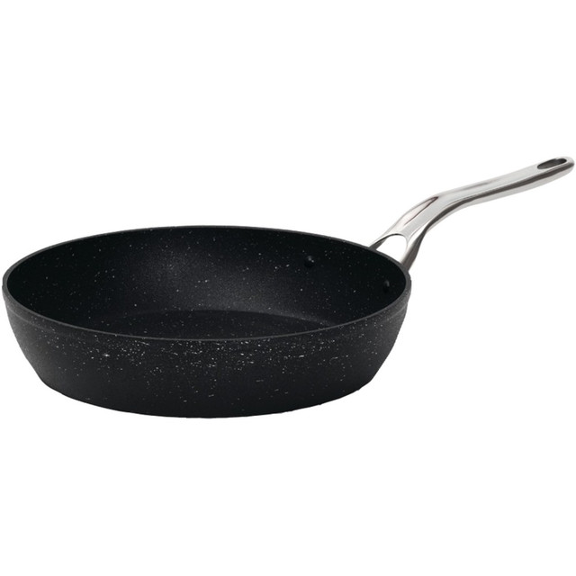 STARFRIT USA INC 060312-006-0000 THE ROCK By Starfrit Aluminum Nonstick Fry Pan With Stainless Steel Handle, 10in, Black