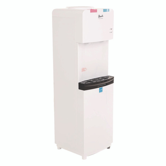 AVANTI WDHC770I0W Hot and Cold Water Stand Up Dispenser, 3 gal to 5 gal, 11 x 12 x 36, White