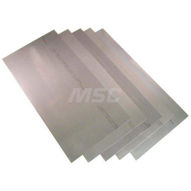 Precision Brand 16940 Shim Stock: 0.005'' Thick, 12'' Long, 8" Wide, Steel