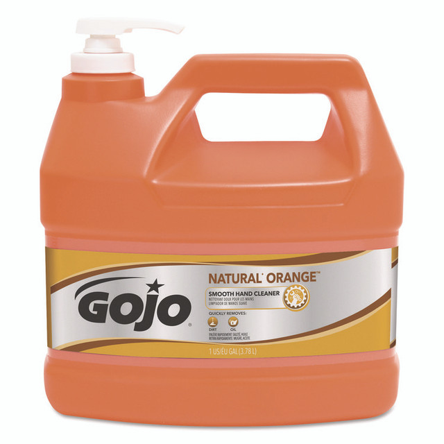 GO-JO INDUSTRIES GOJO® 0945-04 NATURAL ORANGE Smooth Hand Cleaner, Citrus Scent, 1 gal, 4/Carton