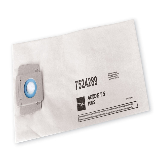 DIVERSEY D7524289 TASKI Aero 8/15 Filter Paper Bags, 10/Carton